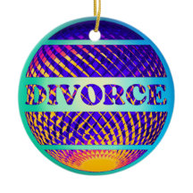 Färglös skilsmässodisco boll