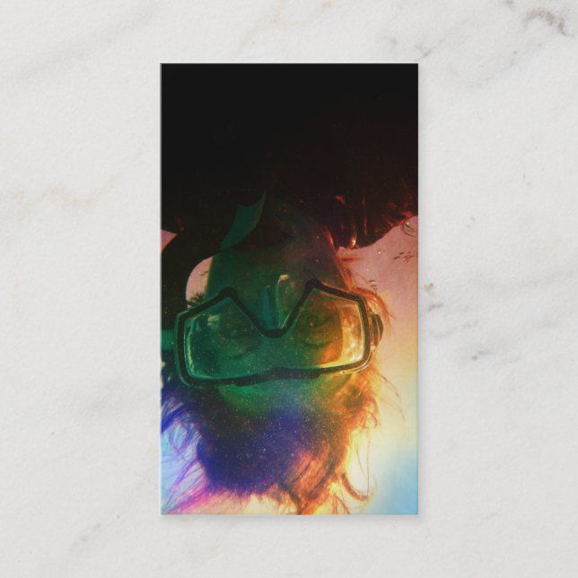 färglös snorkeler visitkort (Framsida)