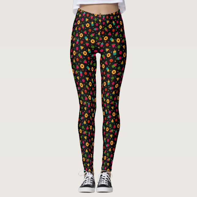 färglös sommar glass leggings (Framsida)