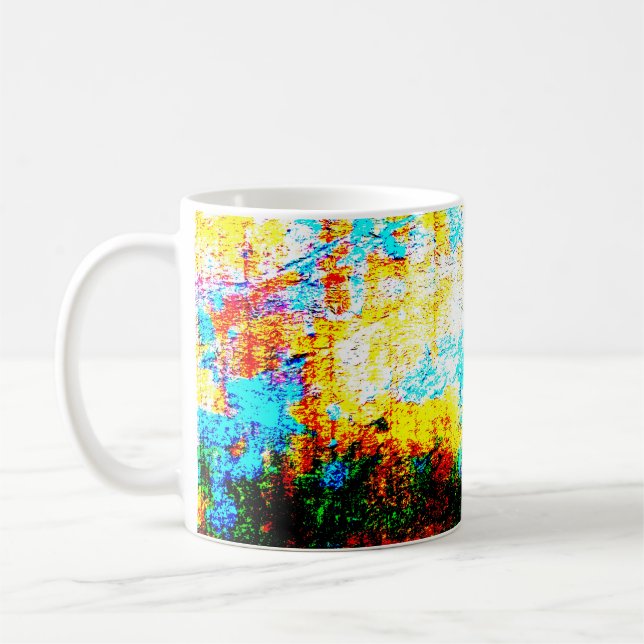 Färglös Struktur-effekt. Fin Abstrakt Decora Kaffemugg (Vänster)