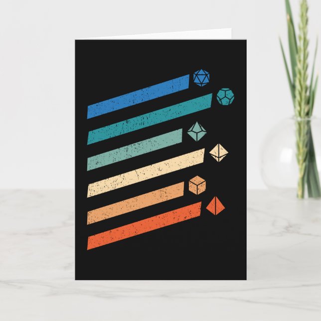 Färglös Tabletop Dice Kort (Framsida)