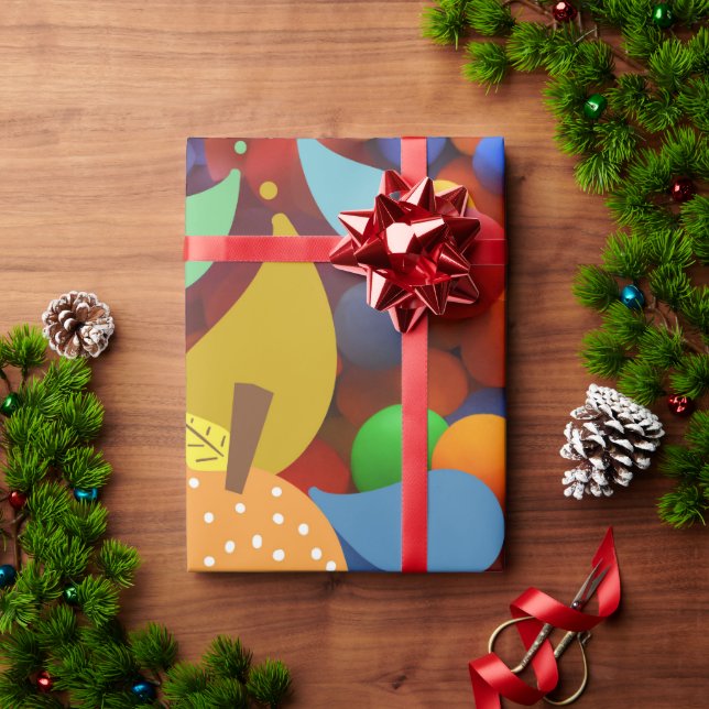 färglös tapet presentpapper (Julgåva)