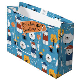 Färglös tecknad galen hund i blådodlar