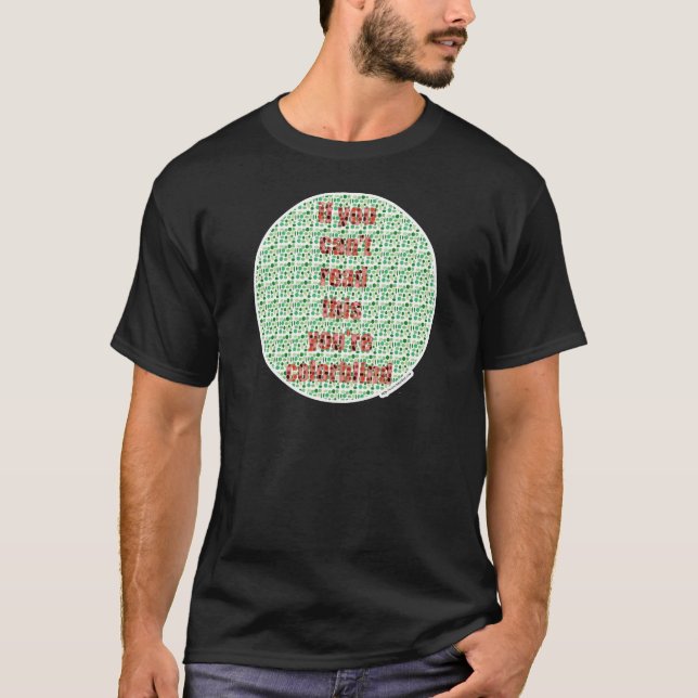 Färglös test t-shirt (Framsida)