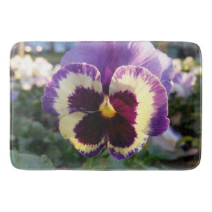 färglös vår Pansy Badrumsmatta