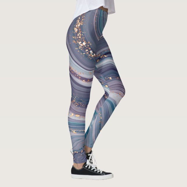 Färglös vätska, märkt leggings (Höger)