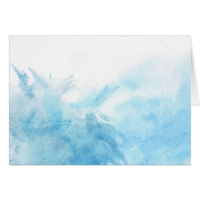 färglös vattenfärgsbakgrund för din hälsningskort (Framsidan Horizontal)
