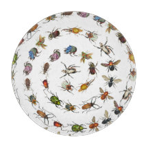 Färglös Vintage Kryp & Beetles Mönster