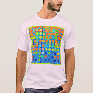 Färglös vivid Elegance Snyggt Mönster T Shirt
