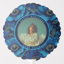 Färglösa anemoner fotobubblor för valfri Party