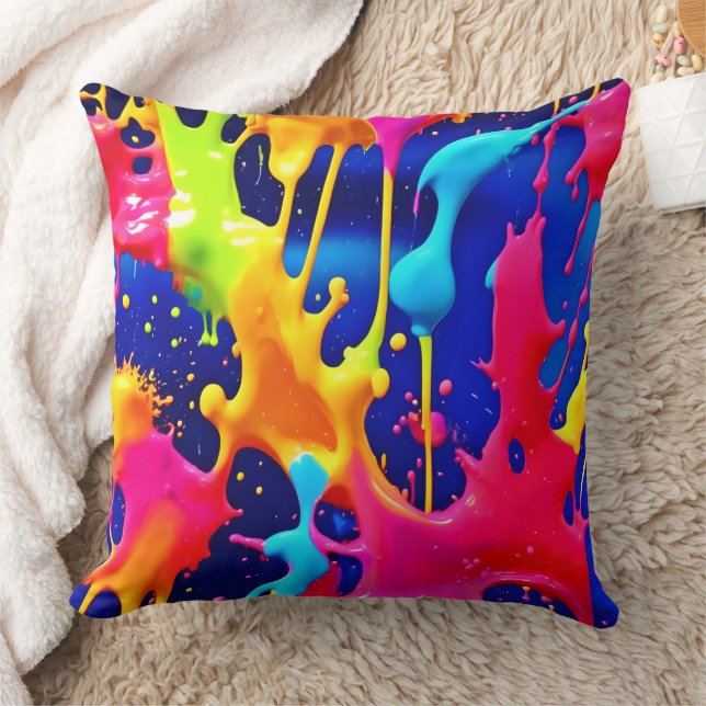 Färglösa bildobjekt kudde (Filt)