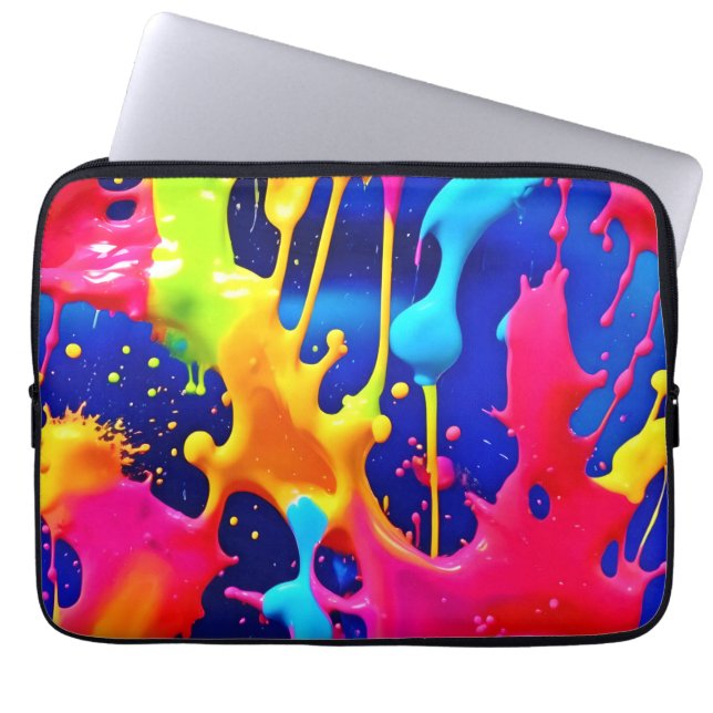 Färglösa bildobjekt laptop fodral (Framsidan)