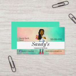 Färglösa bostäder visitkort