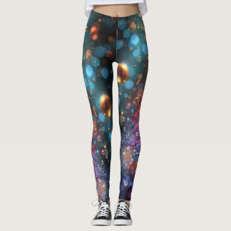 Färglösa bubbelns avhopparningstider leggings