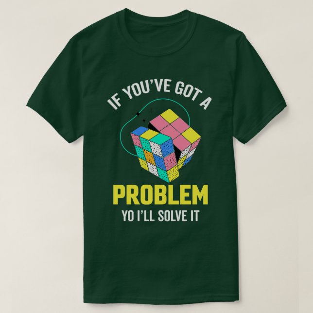 Färglösa matkubanska manipulativa sproblem 1 t shirt (Design framsida)
