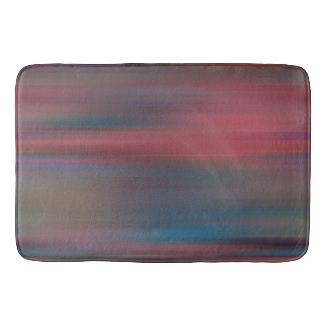 färglösa strömmar badrumsmatta (Framsidan)