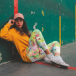 Färglösa, unika färgbildskärmsregnbåge leggings<br><div class="desc">Artsy,  rött stänk med vattenfärgsfärger har en utmärkande mängd färg. Från teal och akvarier,  grönt och ljusblått,  lätt gult,  lila,  rött och rosa...  med mer kastad för bra.</div>