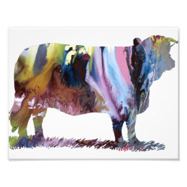 Färglöst abstrakt cosilhouette fototryck