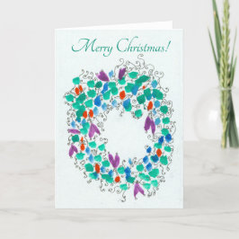 Färglöst andetag till jul helgkort