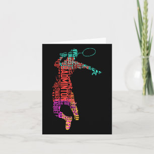 Färglöst Badminton Player _ skyttle Racket _ Badmi Kort