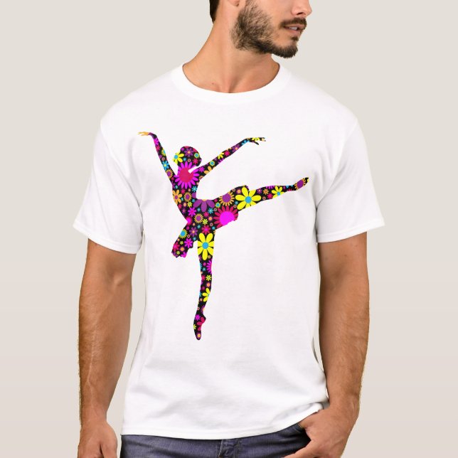 Färglöst Ballerina för lastpall T Shirt (Framsida)