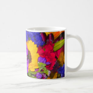 Färglöst blomblandning Mugg