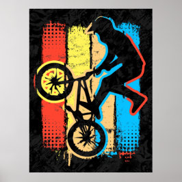 Färglöst BMX-Poster - BMX Bike - BMX Bicycle Poster