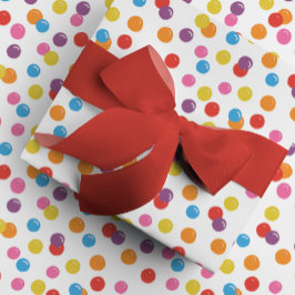 Färglöst bubbelgummi Mönster Presentpapper
