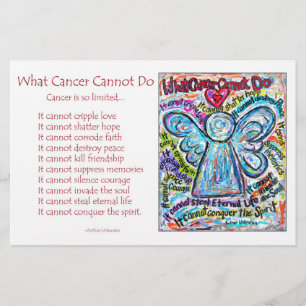 Färglöst cancerangelstationeri