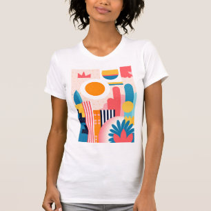 Färglöst cityscape t shirt