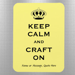 Färglöst Craft-citat 3"x4", flexibel magnet