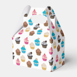 Färglöst Cute Muffins Mönster Presentaskar