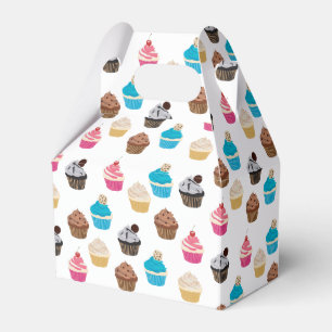 Färglöst Cute Muffins Mönster Presentaskar