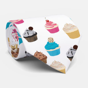 Färglöst Cute Muffins Mönster Slips