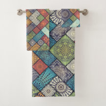 Färglöst diagonal Mönster-bath-uppsättning