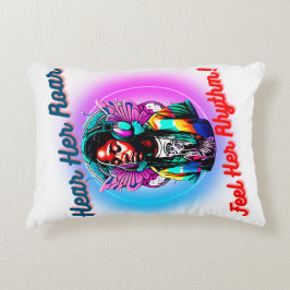 Färglöst fjäril ansikte prydnadskudde