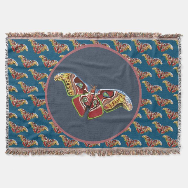 Färglöst fjäril filt (Framsidan)