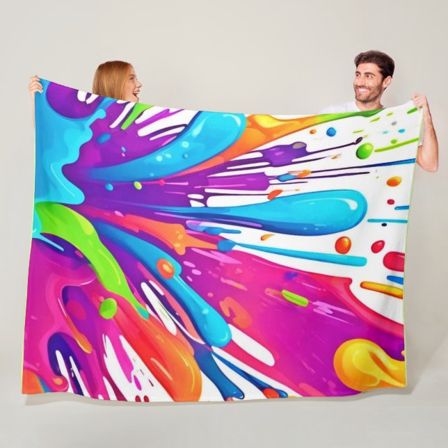 Färglöst flytande Stänk Fleecefilt (På plats)