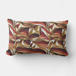 Färglöst flytande vinkar geometrisk abstrakt mönst lumbarkudde