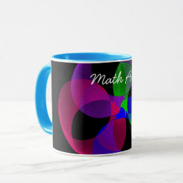 Färglöst fusionsGeometric Math Art Coffee Mugg