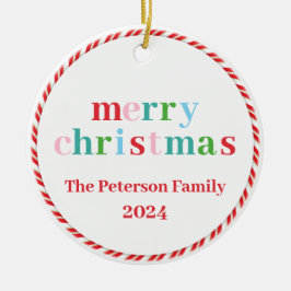 Färglöst God jul ornament