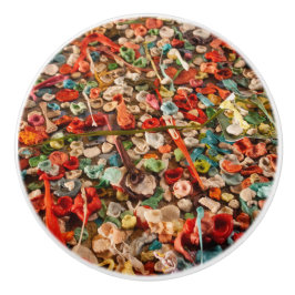 Färglöst gummivägg knopp