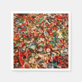 Färglöst gummivägg pappersservett