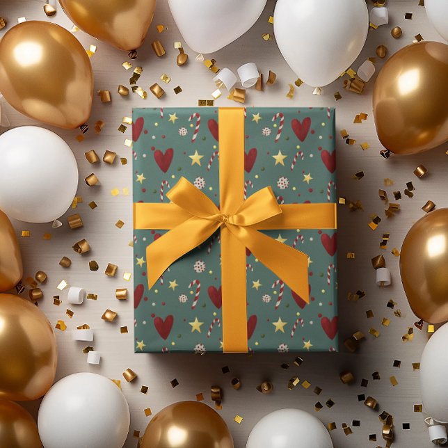 Färglöst helg jul Tema Mönster Presentpapper (Skapare uppladdad)