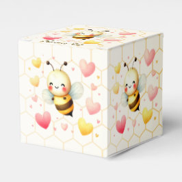 Färglöst honungsbi Lycklig Baby Shower Cute Presentaskar
