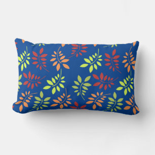 Färglöst Höst löv i varma toner Lumbarkudde