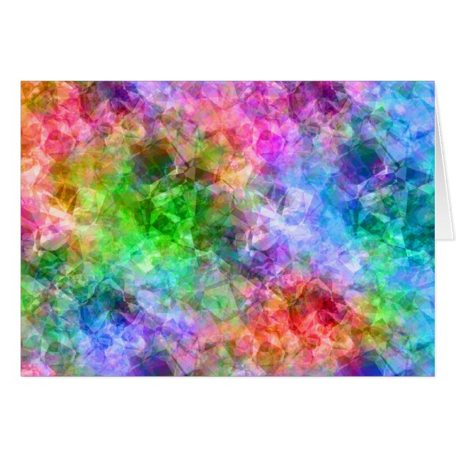 Färglöst idisslad Struktur Hälsningskort (Framsidan Horizontal)