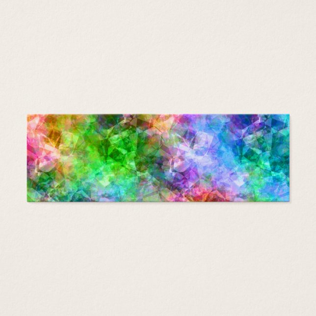 Färglöst idisslad Struktur Litet Visitkort (Framsidan)