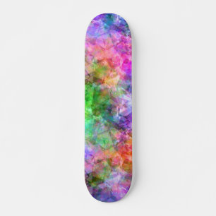 Färglöst idisslad Struktur Mini Skateboard Bräda 18,5 Cm