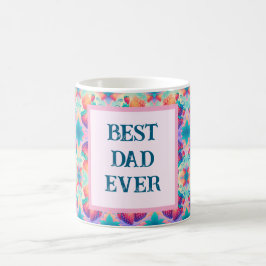 Färglöst jordgubbsbär med bästa Pappa någonsin Kaffemugg